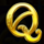 ras golden loot sapphire q symbol icon