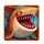 razor shark jackpots orange shark symbol icon