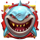 razor shark wild shark symbol icon