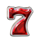 real prize 7s 7 red symbol icon
