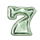 real prize 7s 7 white symbol icon