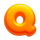 red and hot chilli q symbol icon
