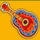 red chilli guitar symbol icon