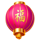 red dragon of luck lantern symbol icon