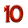 red dragon wild 10 symbol icon