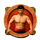 red dragon wild man symbol icon