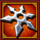 red dragon wild shuriken symbol icon