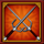 red dragon wild swords symbol icon