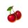 red hot 100 cherry symbol icon
