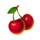 red hot 50 cherry symbol icon