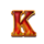 red hot catch k symbol icon