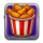 red hot chilli chickens bucket symbol icon