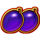 red hot eruption double plum symbol icon