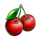 red hot joker cascade cherry symbol icon