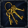 red rose sanctuary keys symbol icon