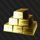 red thief gold bars symbol icon