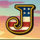 red white and win j symbol icon