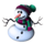 reel crime stealing christmas snowman symbol icon