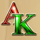 reel empire a k symbol icon