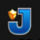 reel linking j symbol icon