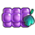 reel rush powerpoints grapes symbol icon