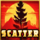 reel wolf scatter symbol icon