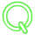 reindeer party letter q symbol icon