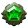 resurrecting riches green symbol icon