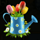 retro easter watering can symbol icon