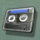 retro electronic casette symbol icon