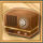 retro electronic radio symbol icon