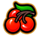retro fruits 243 fortune cherry symbol icon