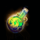 retro pumpkin potion symbol icon