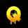 retro pumpkin q symbol icon