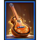 return to the copa hold and win decorated guitar symbol icon