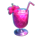 return to the copa hold and win pink cocktail symbol icon