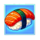 rice and riches hold and win sushi symbol icon