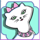 rich girl cat symbol icon