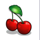 rich girl cherry symbol icon
