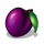 rich girl prune symbol icon