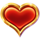 riches express gold heart symbol icon