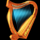 rings of fortune harp symbol icon