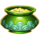 rings of prosperity gold pot green symbol icon