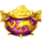 rings of prosperity gold pot purple symbol icon