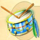rio fever drum symbol icon