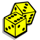 rip city dice symbol icon