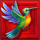 rise of aztec lock and slingo colibri symbol icon