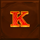 rise of aztec lock and slingo k symbol icon