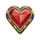 rise of cleopatra heart symbol icon