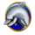 rise of poseidon dolphin symbol icon